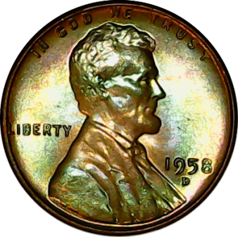 1958 D obv