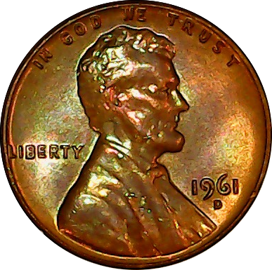 1961 D obv